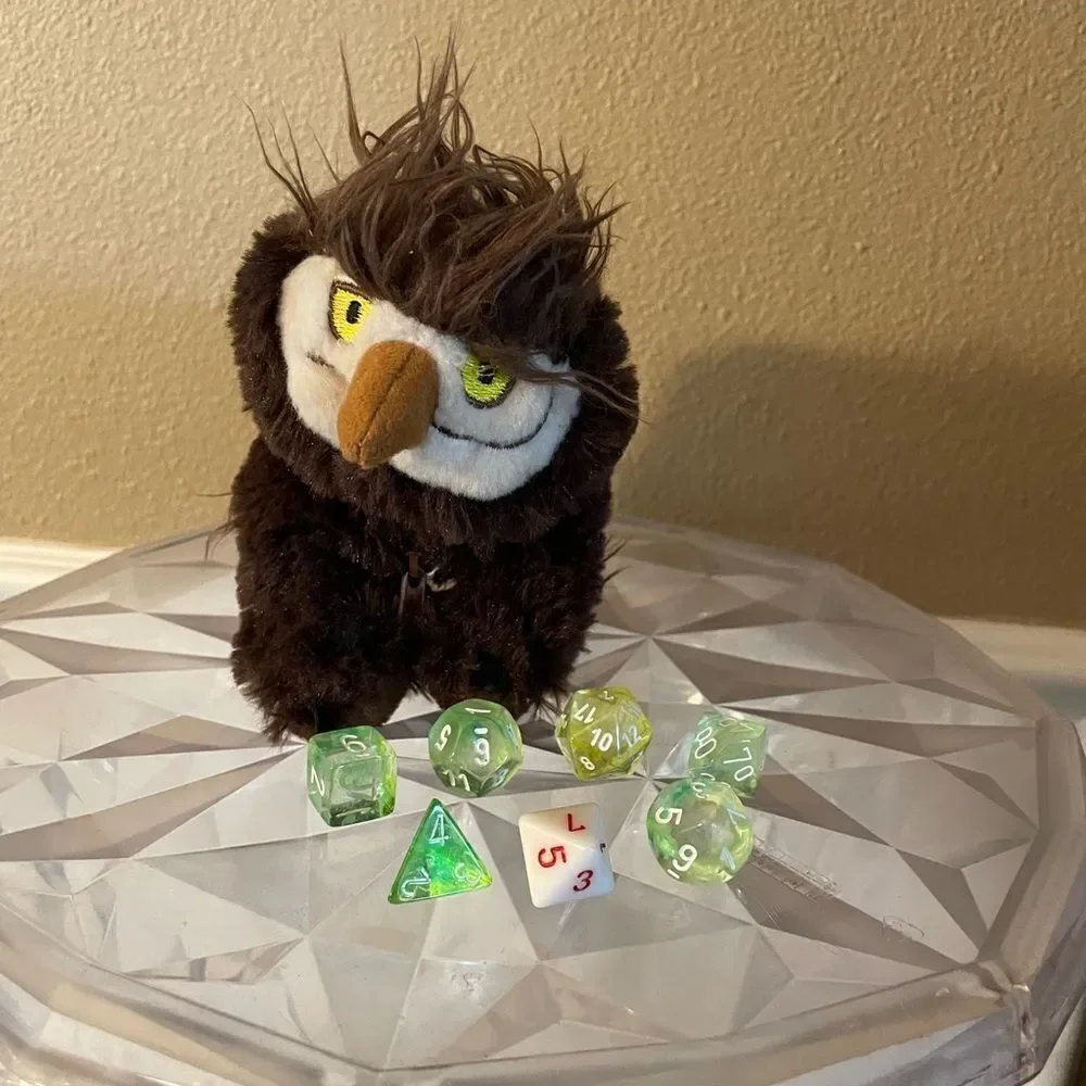 Dungeons and Dragons OwlBear with Dice